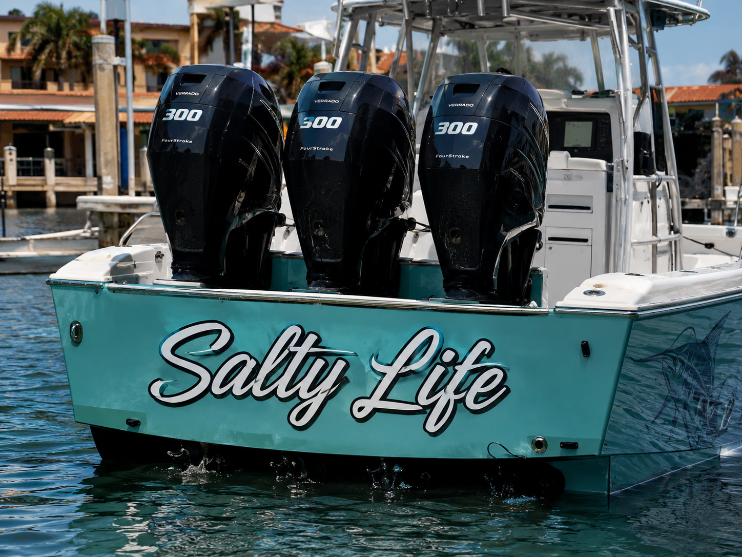 Nombre de bote Salty Life